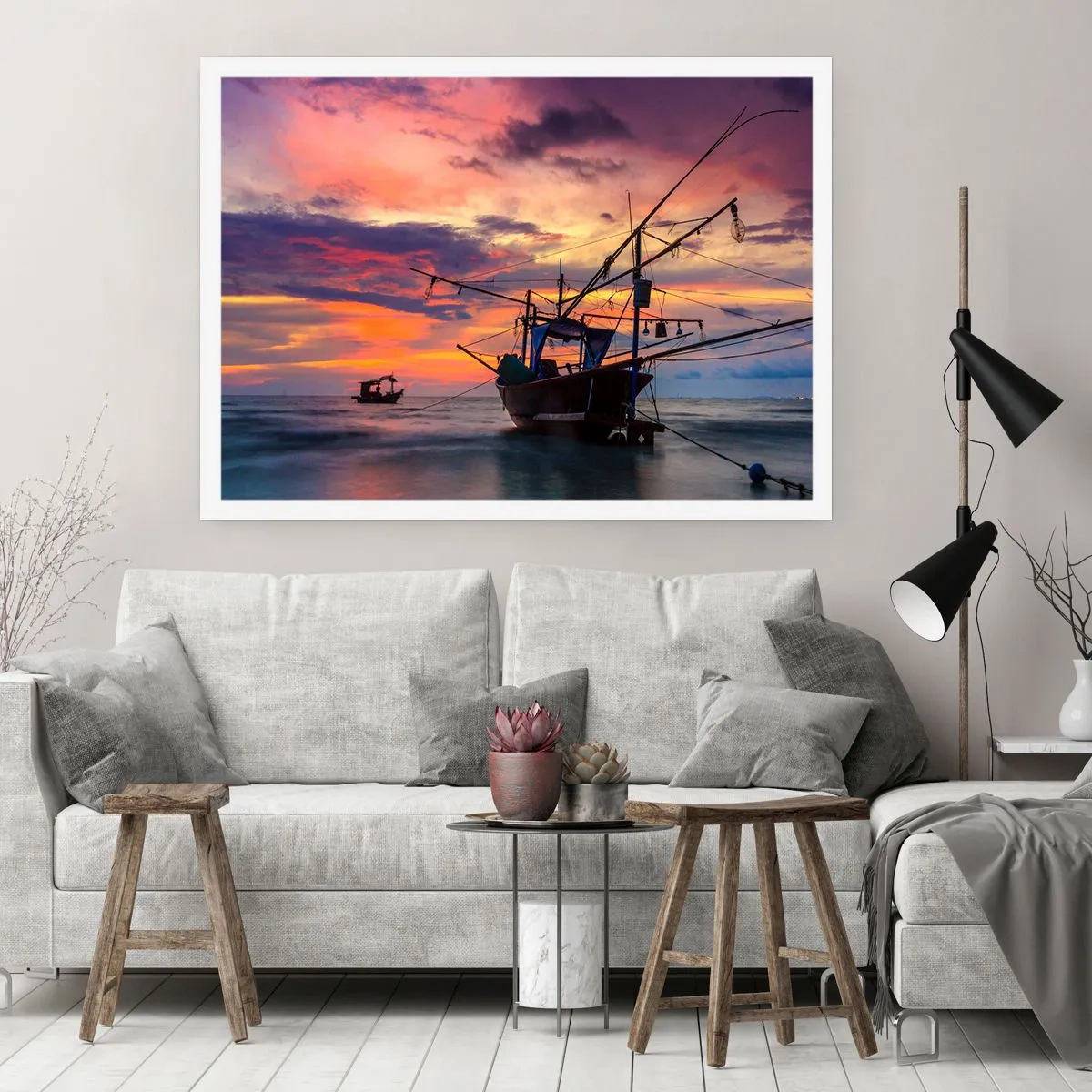 Poster - Sera esotica - 50x40 cm