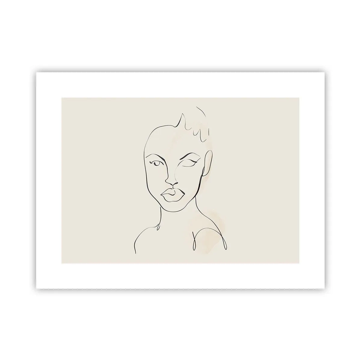 Poster - Profilo di sensualità - 40x30 cm