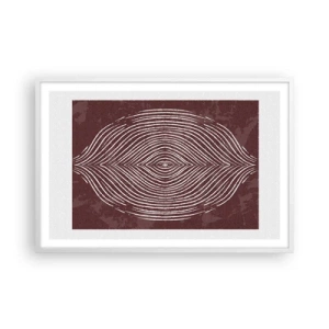 Poster in cornice bianca - Lo spazio parlante - 91x61 cm