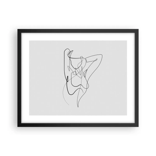 Poster in cornice nera - Davvero, come sei... - 50x40 cm
