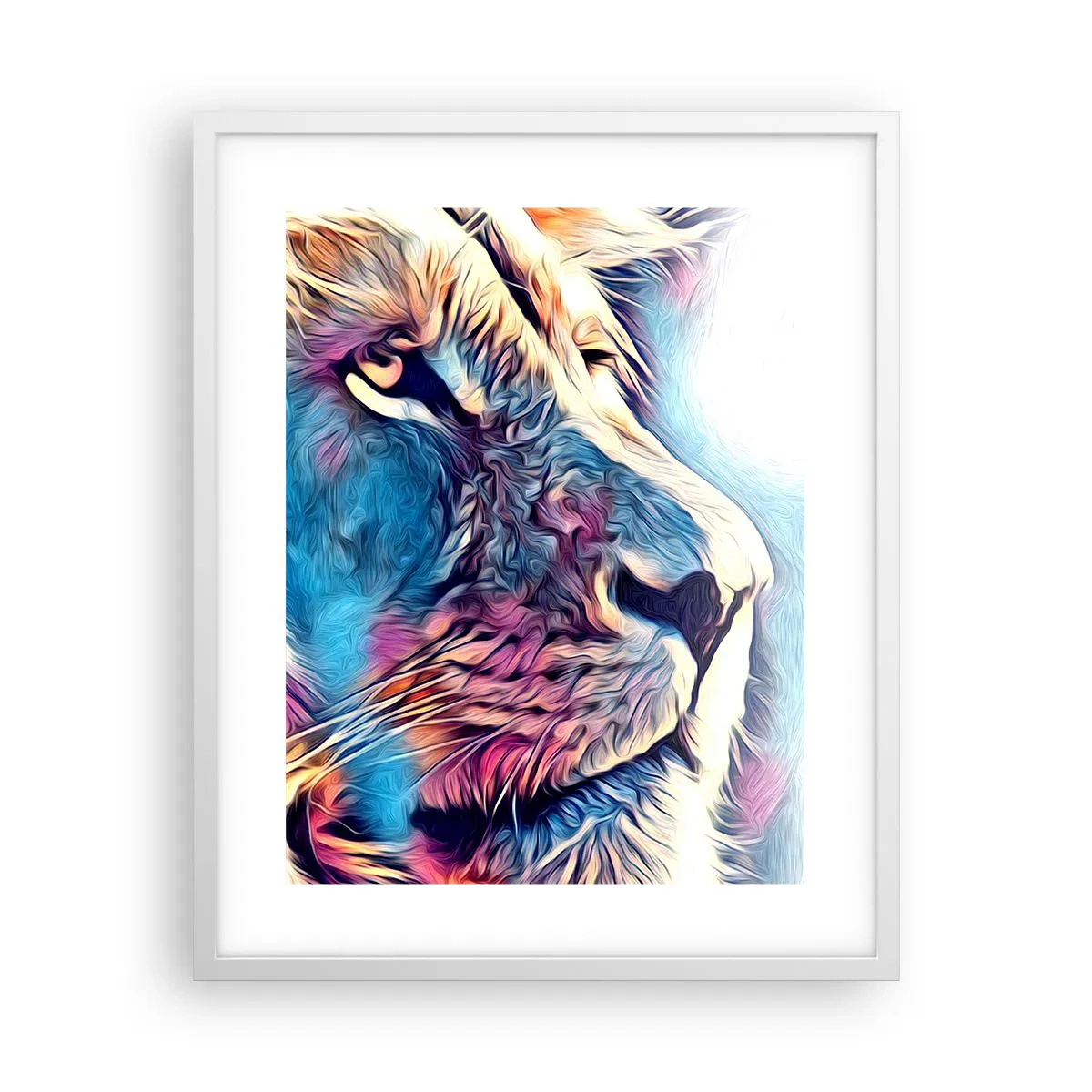 Poster in cornice bianca - La saggezza della natura - 40x50 cm