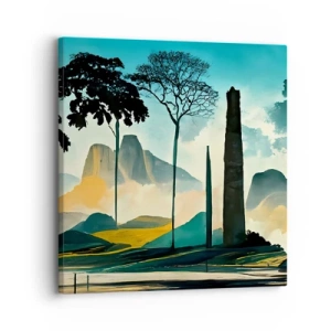 Quadro su tela - Stampe su Tela - Sempre più in alto - 30x30 cm