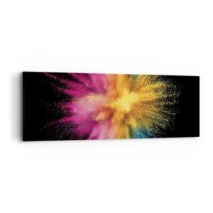 Quadro su tela - Stampe su Tela - La nascita dei colori - 90x30 cm