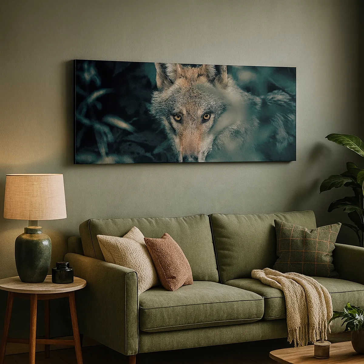 Quadro su tela - Stampe su Tela - Cacciatore - 30x30 cm