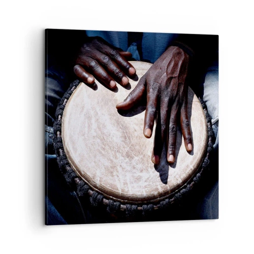 Quadro su tela - Stampe su Tela - Vivi al tuo ritmo - 50x50 cm