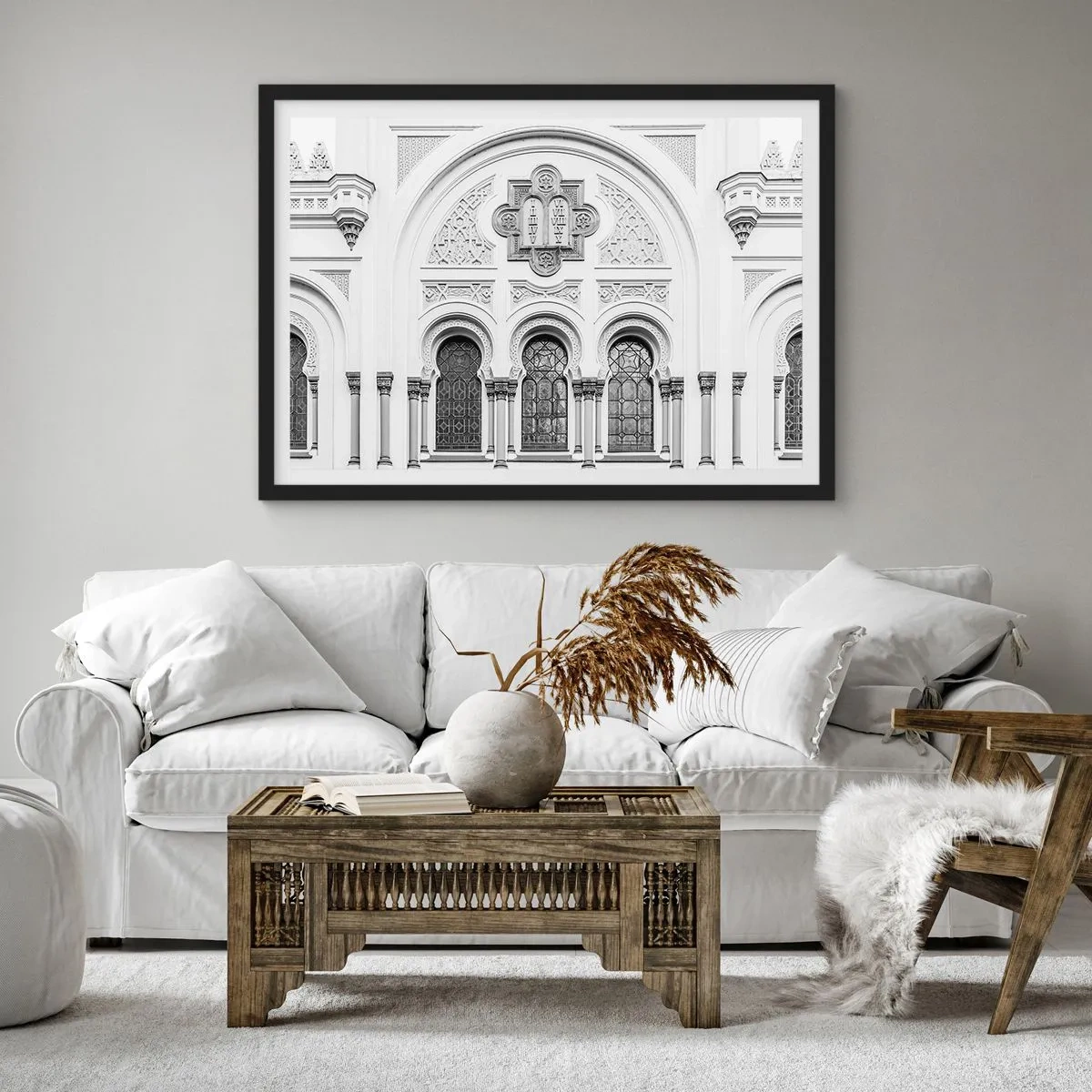 Poster in cornice nera - Al confine delle culture - 91x61 cm