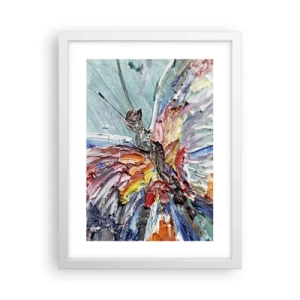 Poster in cornice bianca - Dipinto dalla natura - 30x40 cm