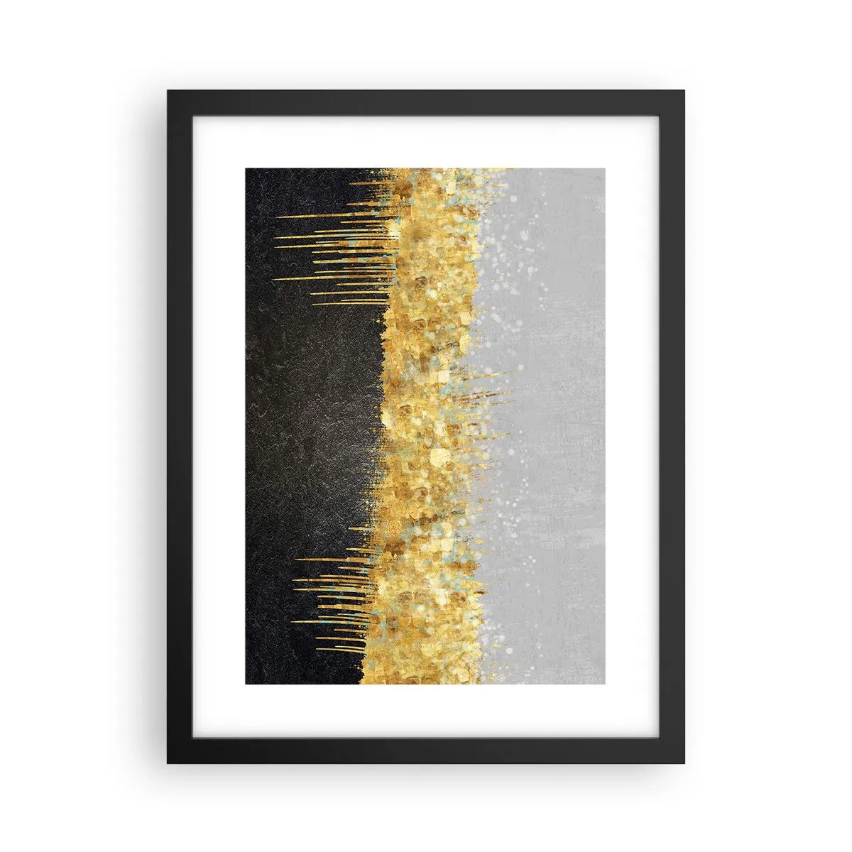 Poster in cornice nera - Nel profondo e verso l'alto - 30x40 cm