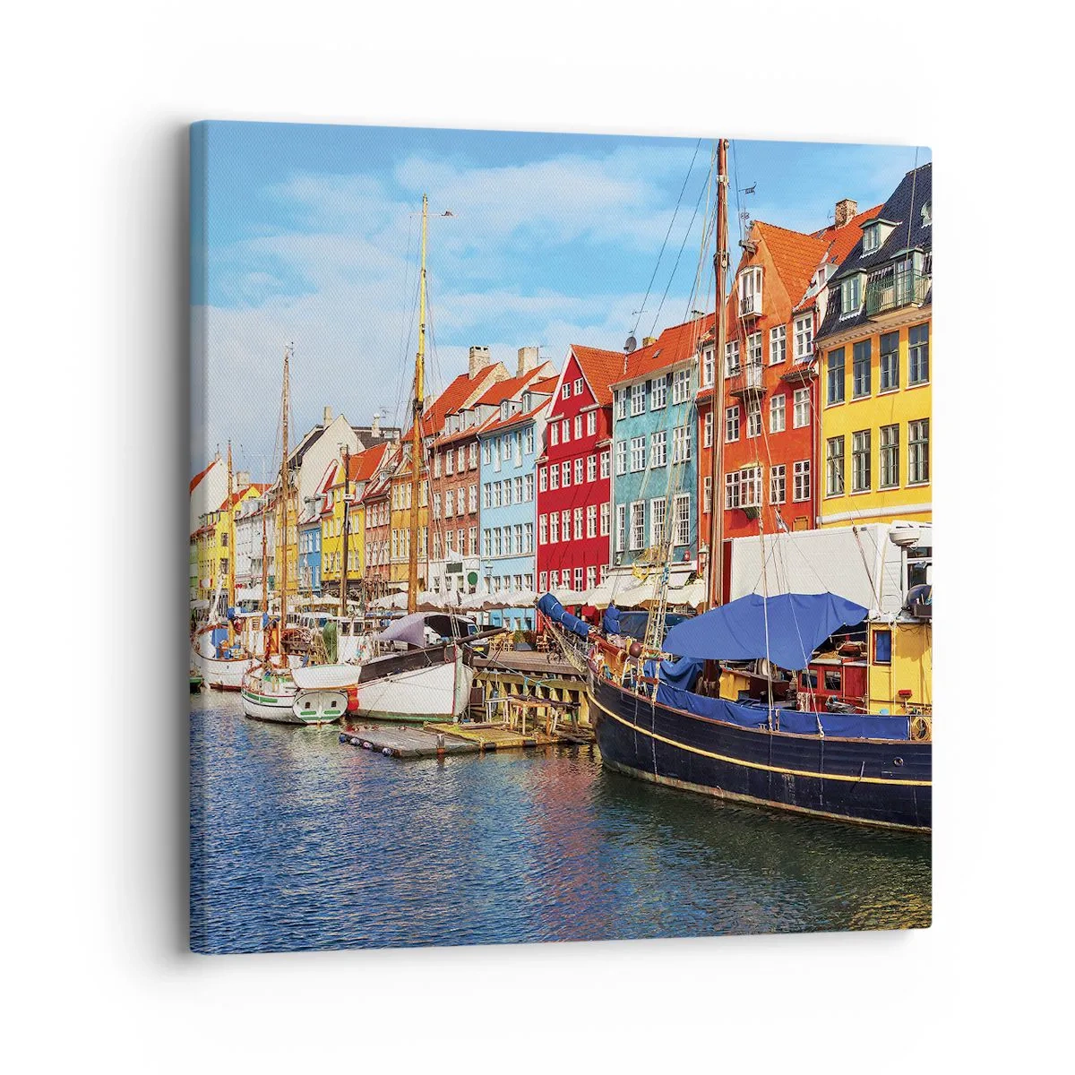 Quadro su tela - Stampe su Tela - Riva gioiosa - 30x30 cm