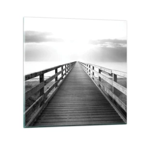 Quadro su vetro - Sempre più lontano - 50x50 cm