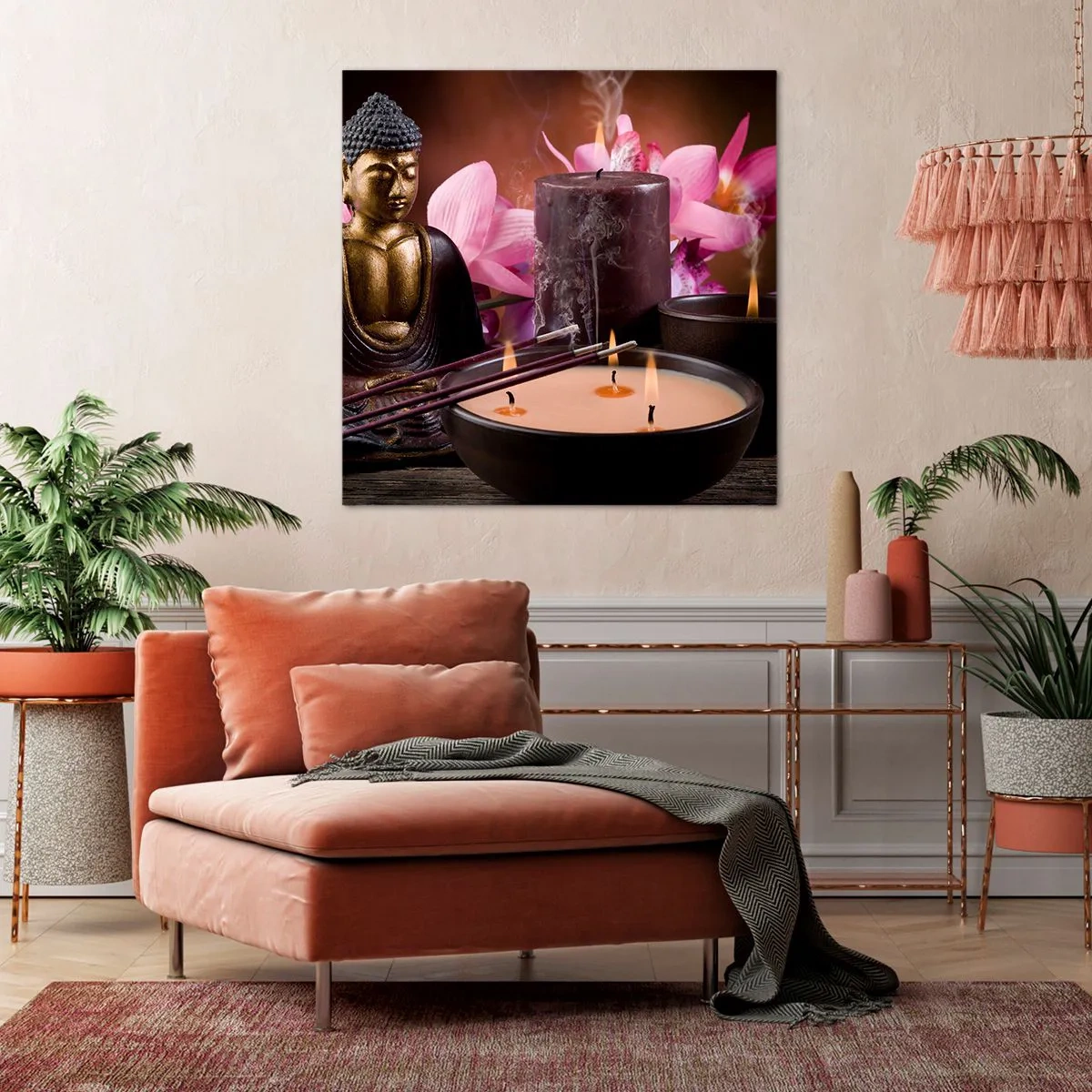 Quadro su tela - Stampe su Tela - Purificare la mente, calmare il corpo - 70x70 cm