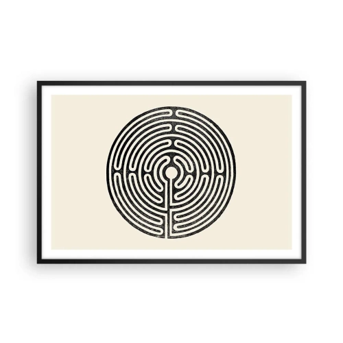 Poster in cornice nera - Ordine misterioso - 91x61 cm