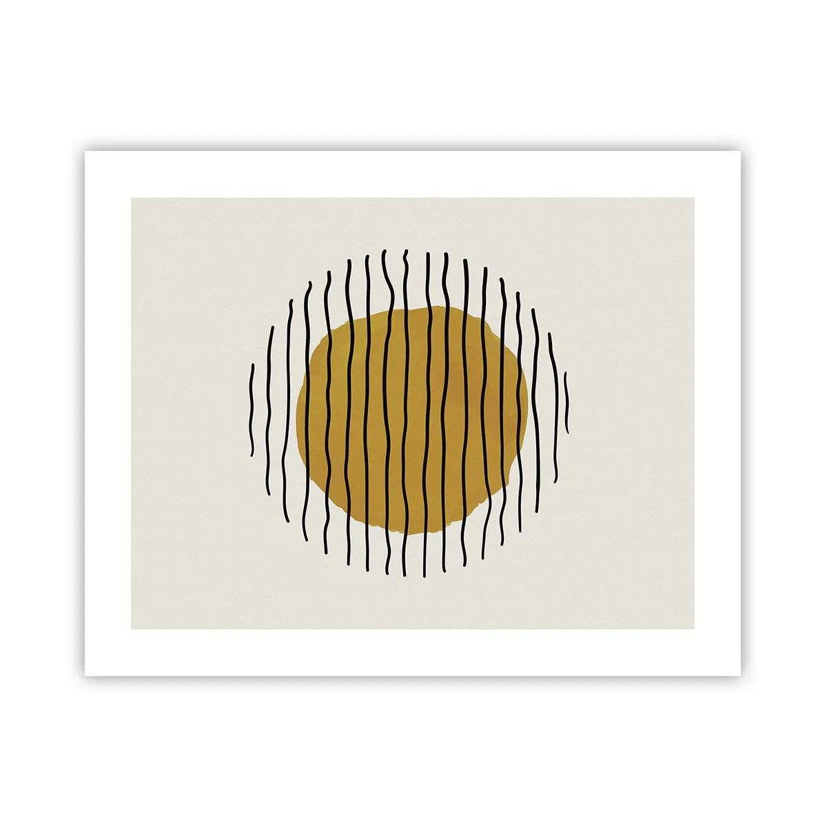 Poster - Astrazione fremente di calore - 50x40 cm