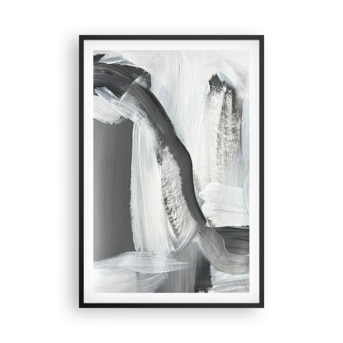 Poster in cornice nera - Movimento deciso - 61x91 cm