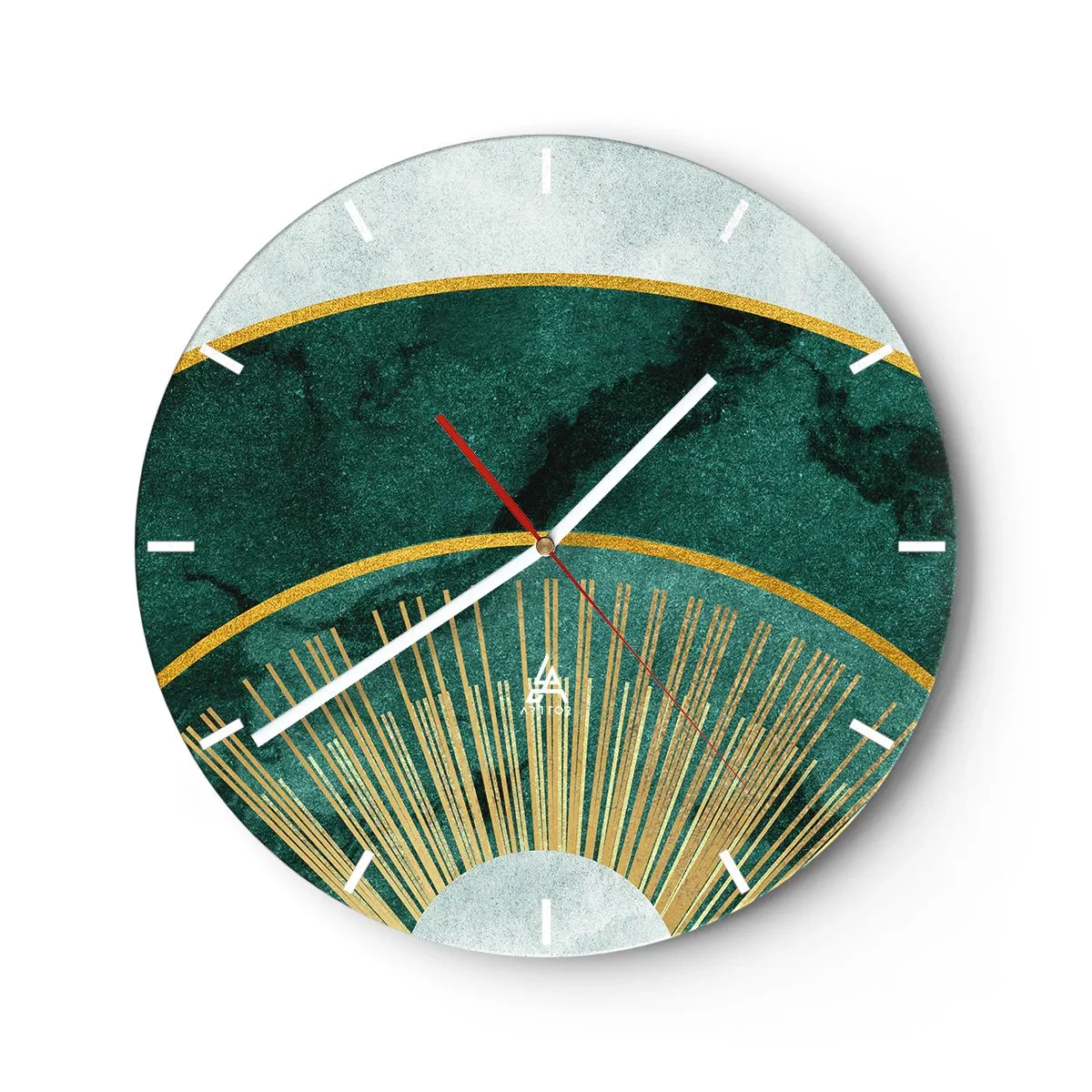 Orologio da parete - Orologio in Vetro - Un altro sistema solare - 40x40 cm
