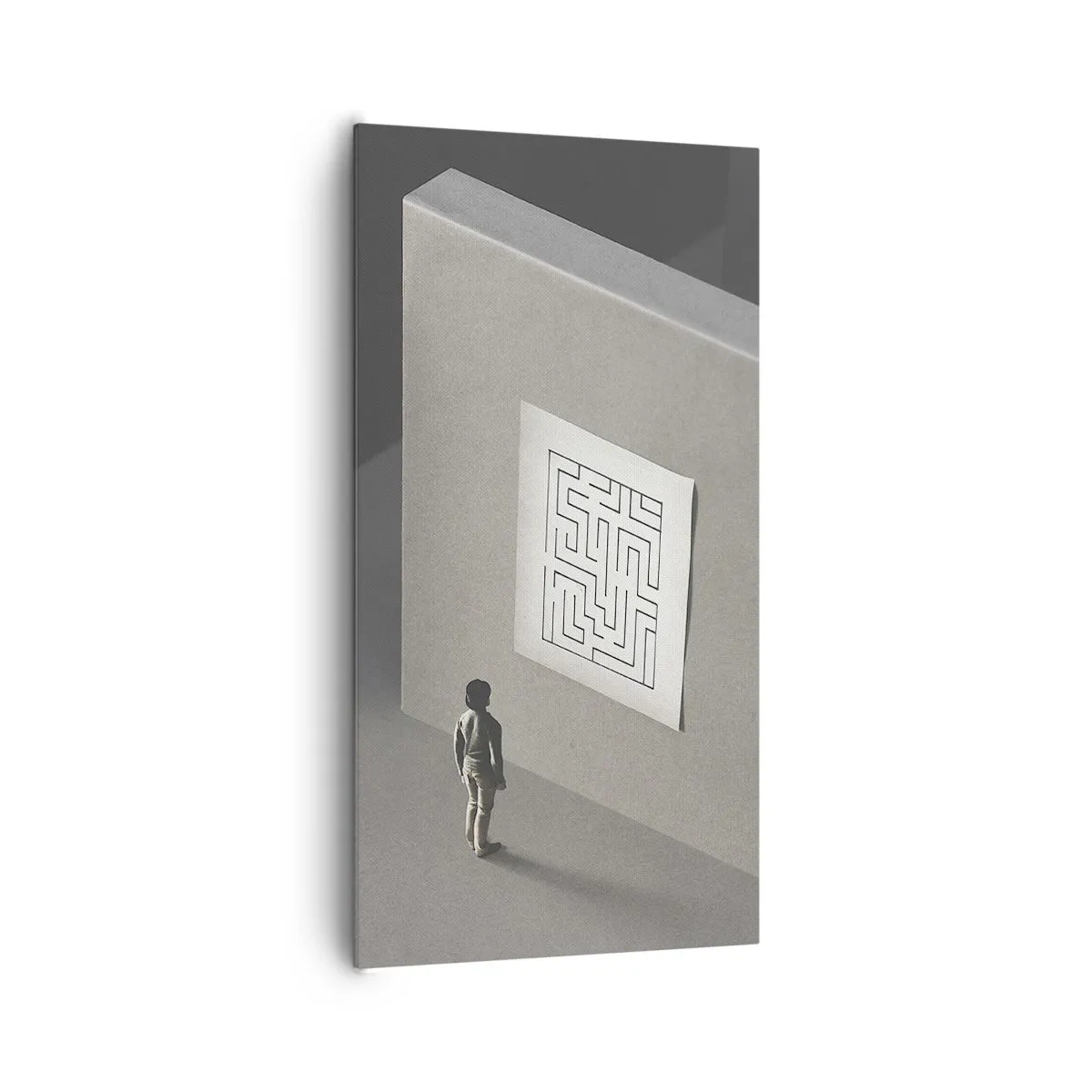 Quadro su tela - Stampe su Tela - Ma dove mi trovo? - 65x120 cm