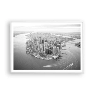 Poster in cornice bianca - Come non amarla? - 100x70 cm