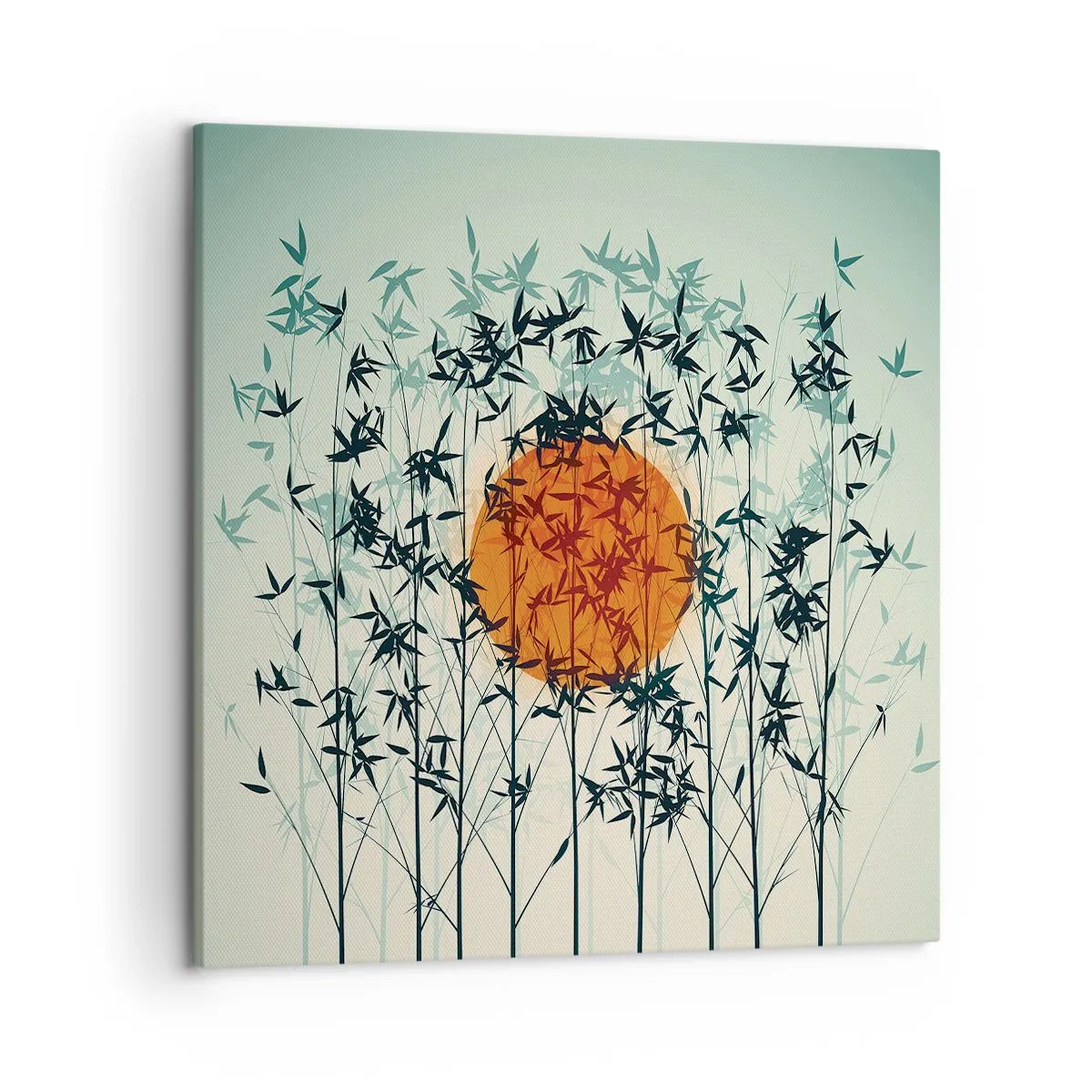 Quadro su tela - Stampe su Tela - Sole giapponese - 50x50 cm