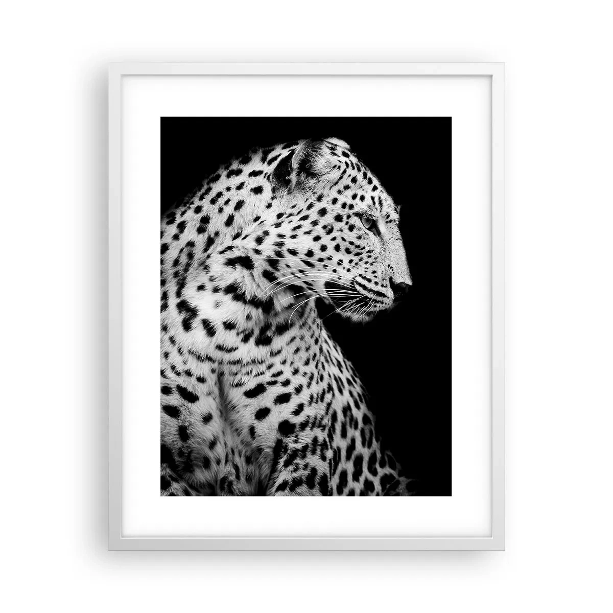 Poster in cornice bianca - Profilo destro perfetto! - 40x50 cm