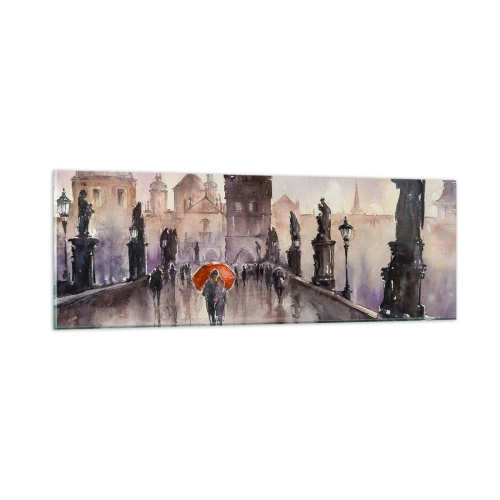 Quadro su vetro - Le persone non cambiano - 90x30 cm