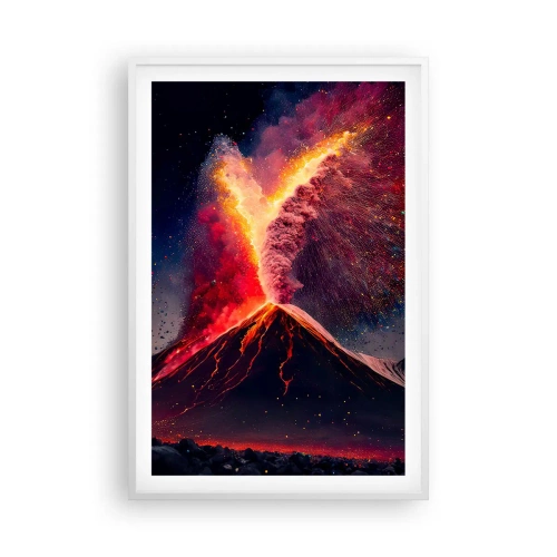 Poster in cornice bianca - Bellezza e minaccia - 61x91 cm