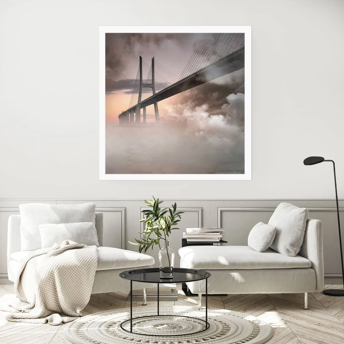 Poster - Sul fiume che non c'è - 40x40 cm