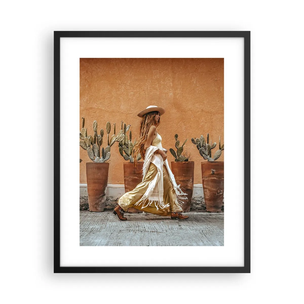 Poster in cornice nera - In stile hippy - 40x50 cm