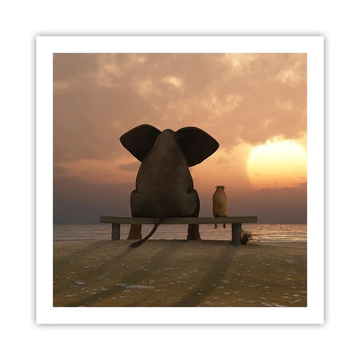 Poster - A volte bisogna tacere - 60x60 cm