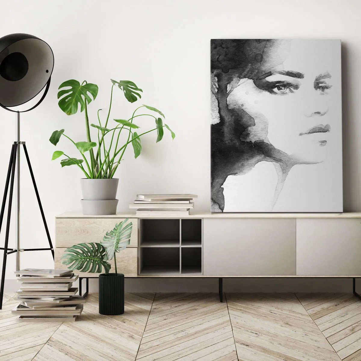 Quadro su tela - Stampe su Tela - Fatta di mistero e di nebbia - 55x100 cm