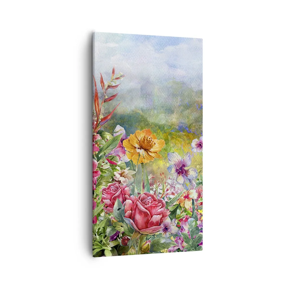 Quadro su tela - Stampe su Tela - Il giardino impazzito - 55x100 cm
