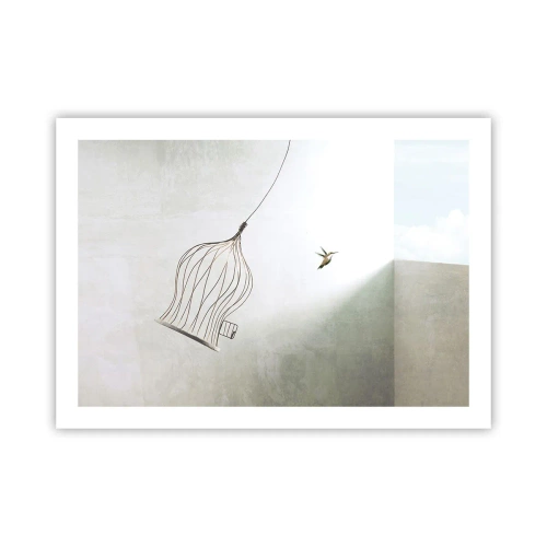 Poster - Nel proprio elemento - 70x50 cm