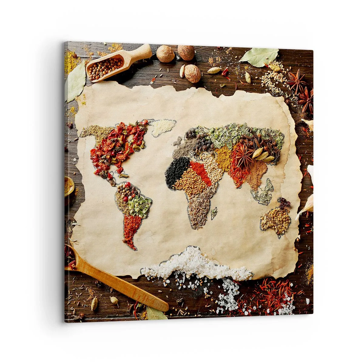 Quadro su tela - Stampe su Tela - Tutti i gusti del mondo - 60x60 cm
