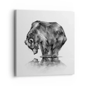 Quadro su tela - Stampe su Tela - Fa piacere vedere chi ci è caro - 30x30 cm