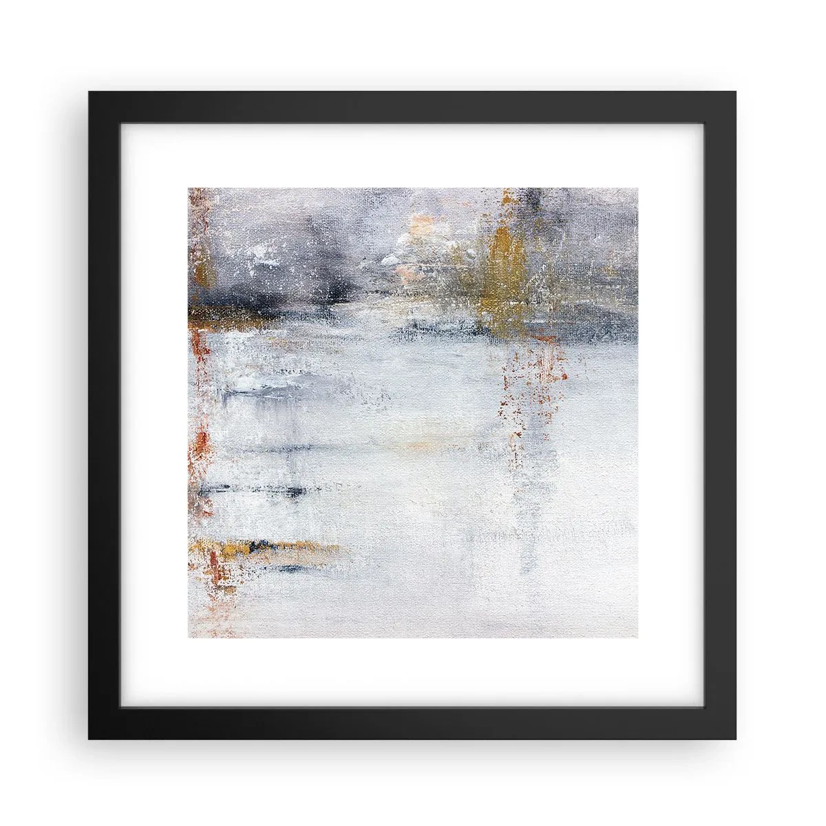 Poster in cornice nera - Dietro la cortina d'aria - 30x30 cm