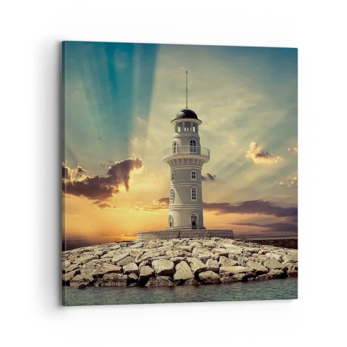 Quadro su tela - Stampe su Tela - Luce - Bontà - Bellezza - 70x70 cm