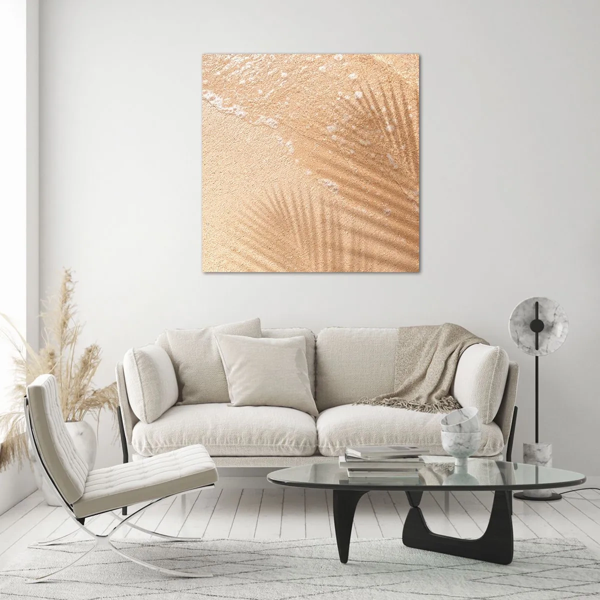 Quadro su vetro - Ombra di un'estate bollente - 30x30 cm