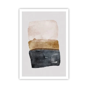 Poster - Composizione di colori della terra - 70x100 cm