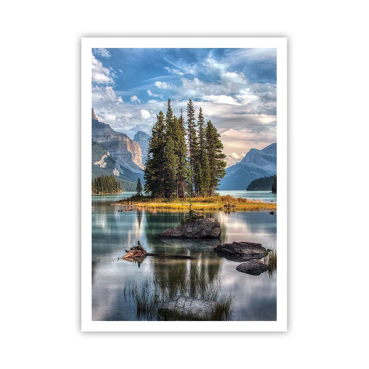 Poster - Sulle acque grandi e limpide...  - 70x100 cm