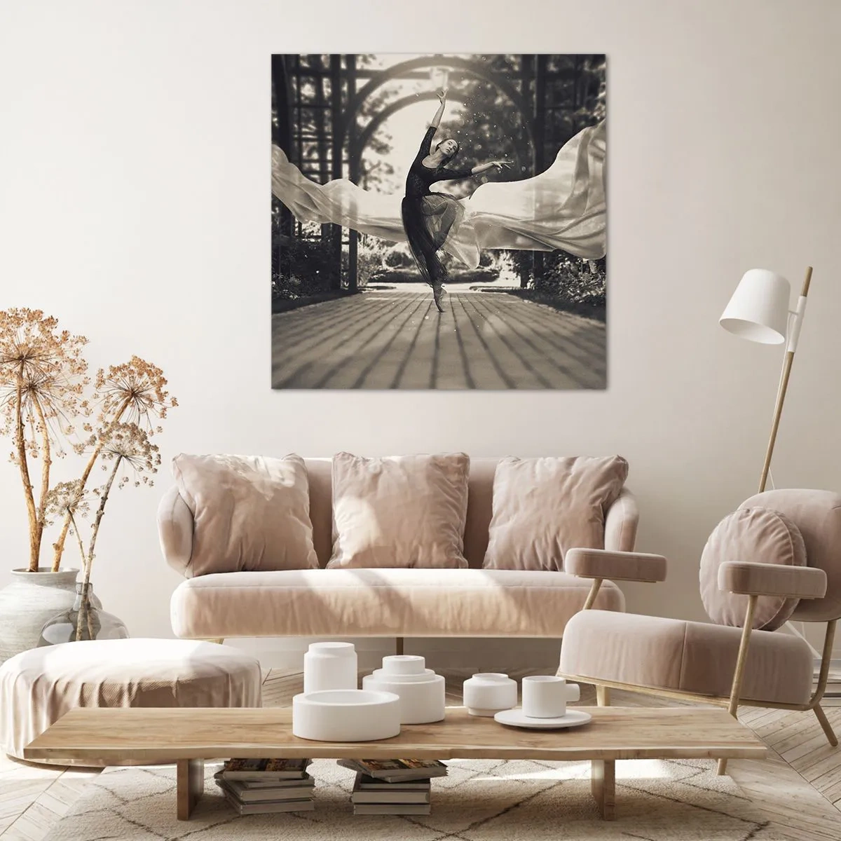 Quadro su tela - Stampe su Tela - La danza dello spirito del giardino - 40x40 cm