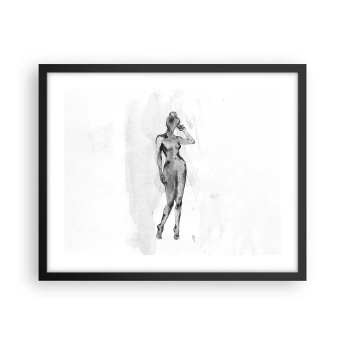 Poster in cornice nera - Studio di ideale di bellezza - 50x40 cm