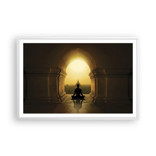 Poster in cornice bianca - Armonia completa - 91x61 cm