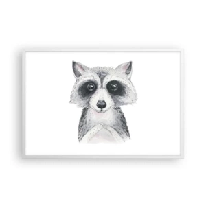 Poster in cornice bianca - Un attimo di commozione - 91x61 cm