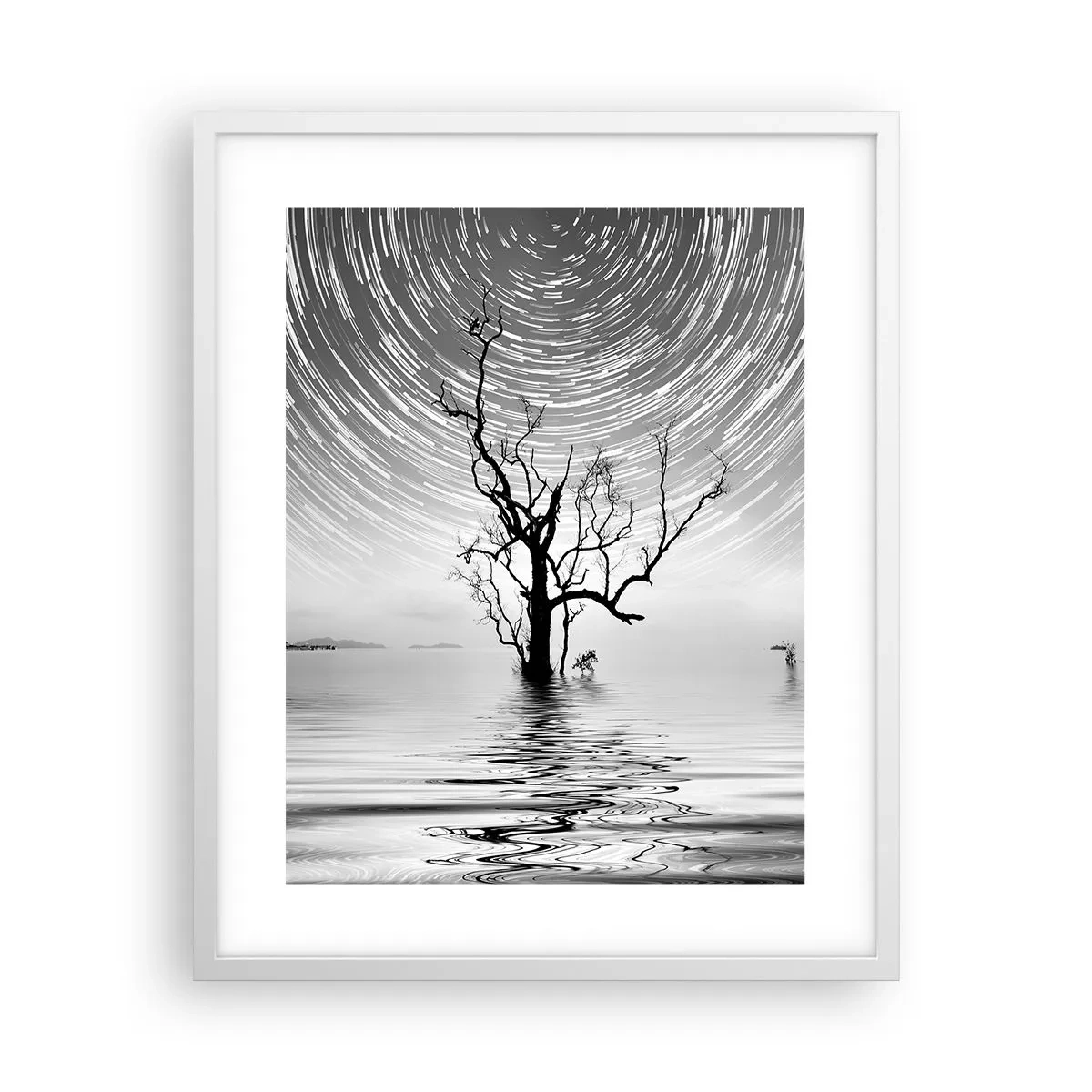 Poster in cornice bianca - Sinfonia della natura - 40x50 cm