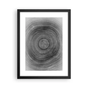 Poster in cornice nera - I segni del tempo - 30x40 cm