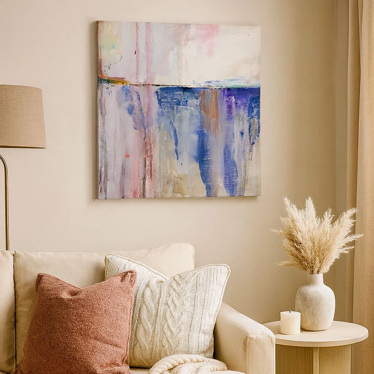 Quadro su tela - Stampe su Tela - Impressioni e suggestioni colorate - 30x30 cm