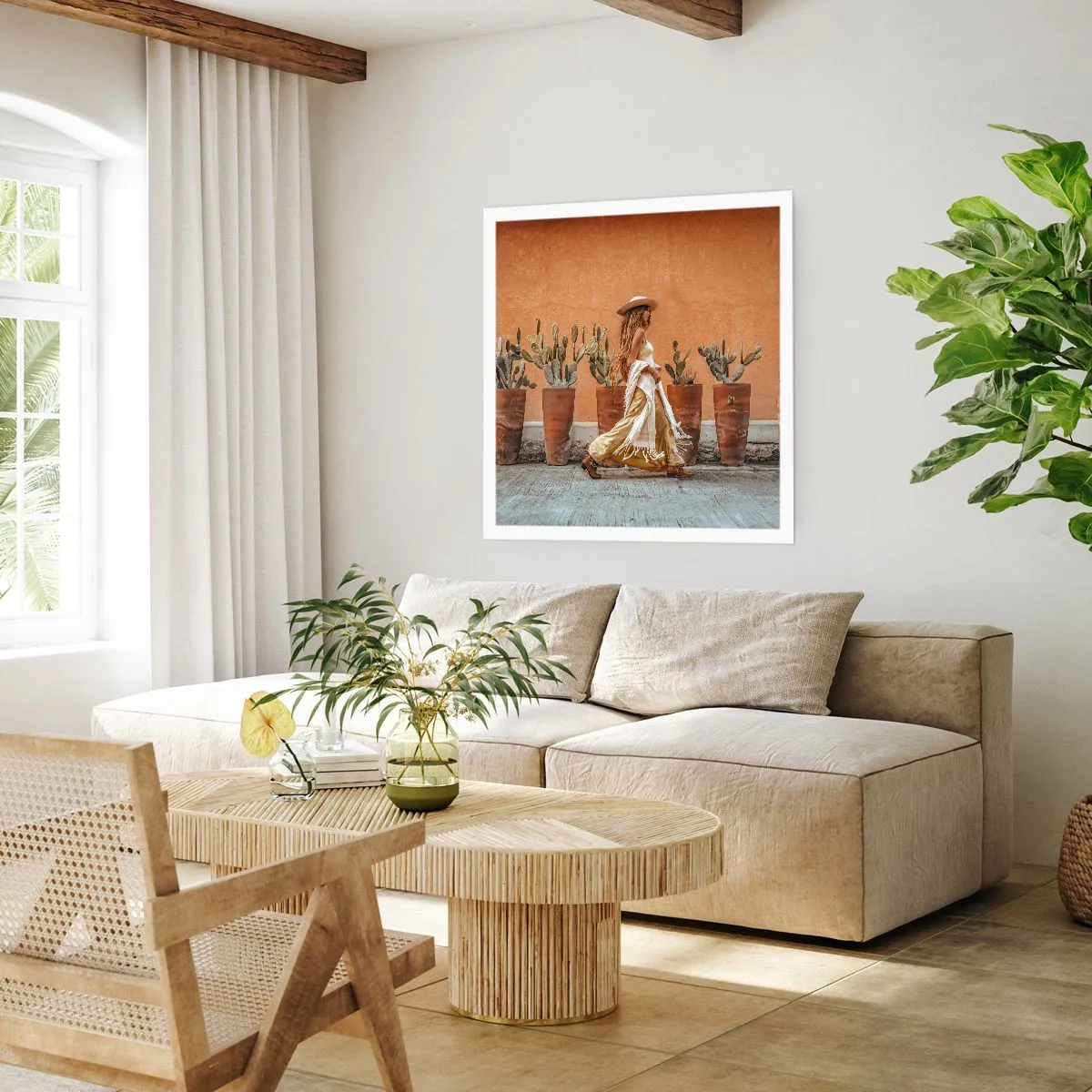 Poster - In stile hippy - 40x40 cm