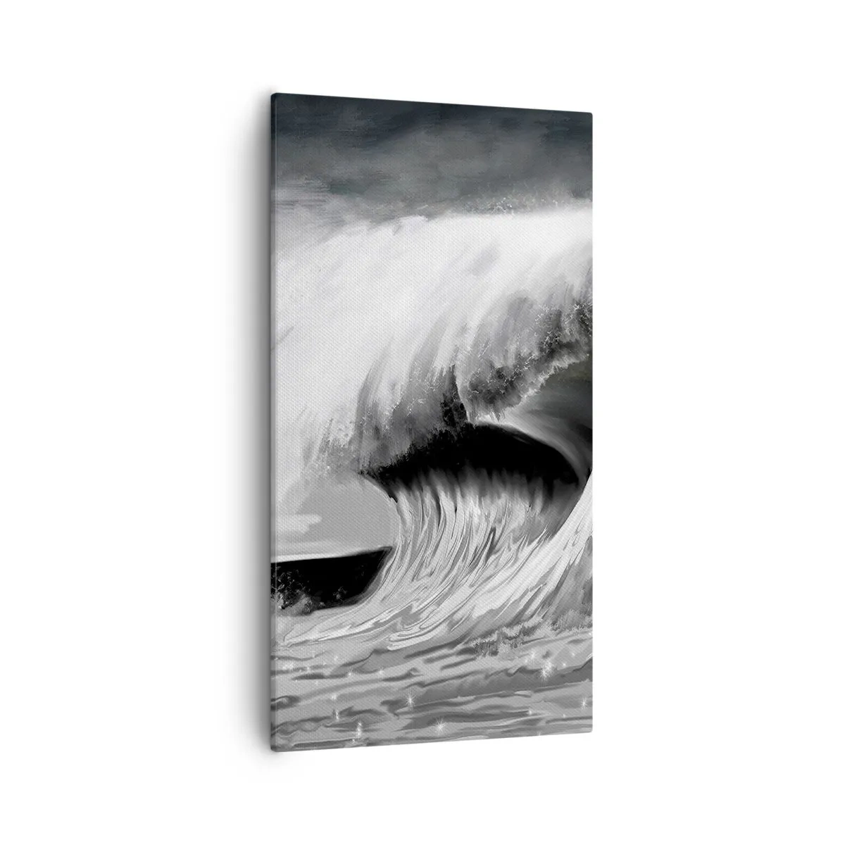 Quadro su tela - Stampe su Tela - La furia dell'oceano - 55x100 cm
