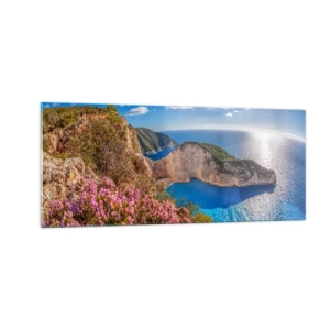 Quadro su vetro - Le mie grosse vacanze greche - 100x40 cm