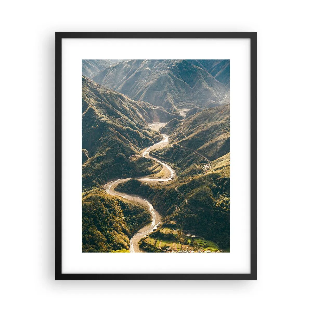 Poster in cornice nera - Direttamente dal cuore dei monti - 40x50 cm