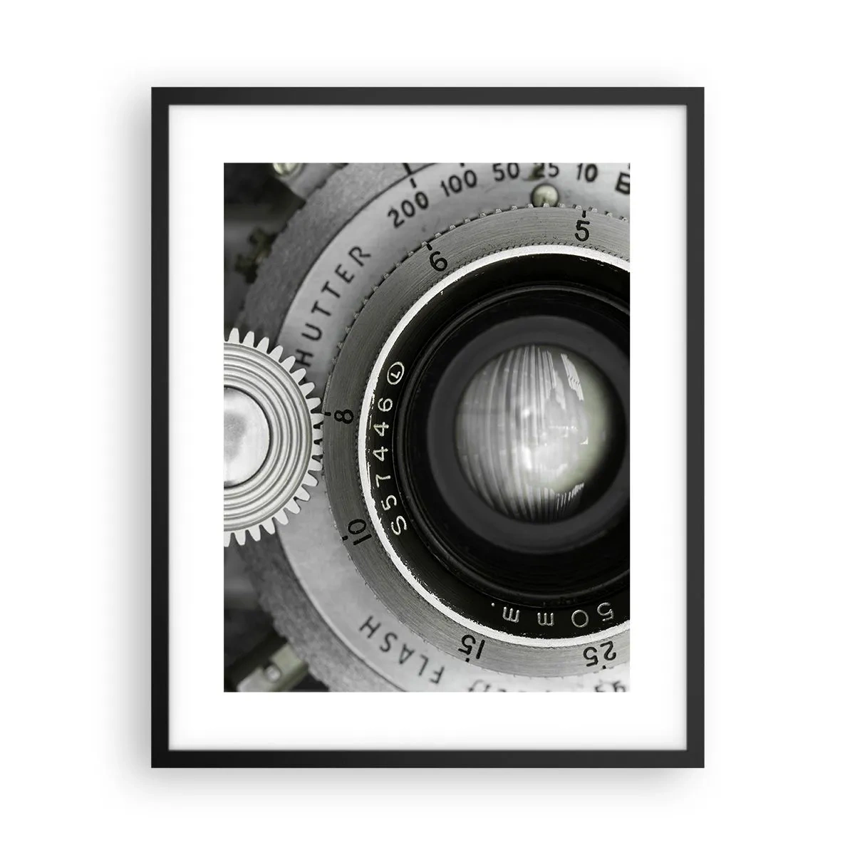 Poster in cornice nera - Racconto su Hollywood - 40x50 cm